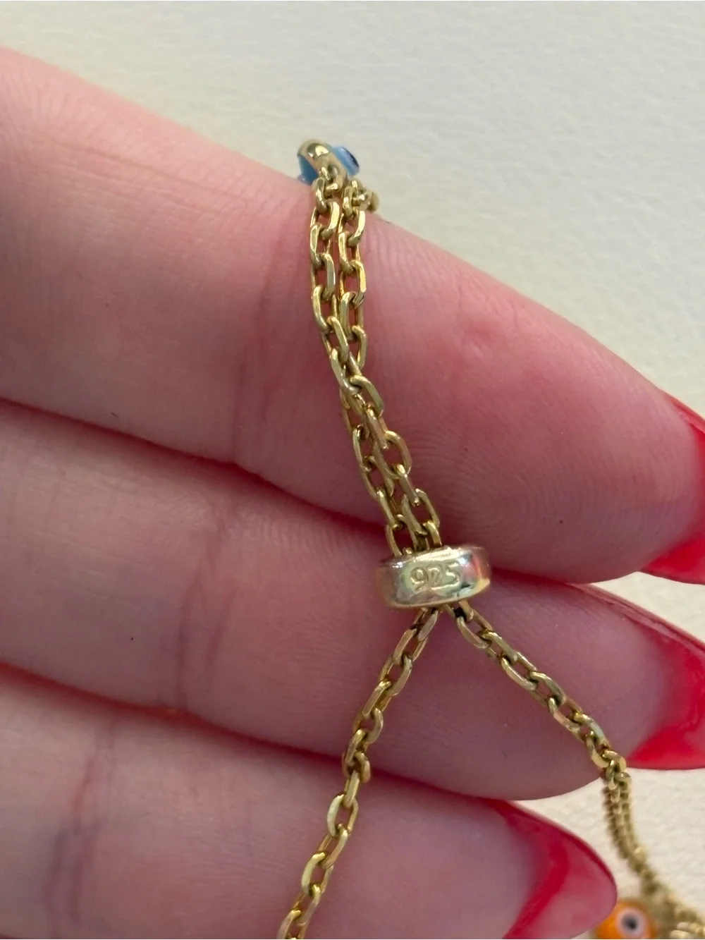 Evil eye charm bracelet